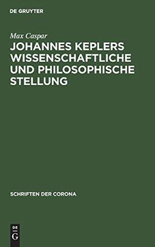 portada Johannes Keplers Wissenschaftliche und Philosophische Stellung (en Alemán)