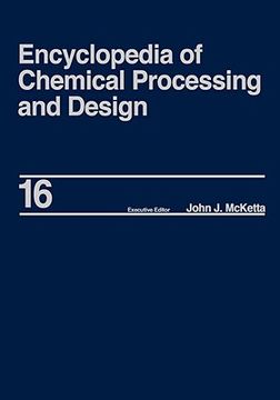 portada encyclopedia of chemical processing and design: volume 16 - dimensional analysis to drying of fluids with adsorbants