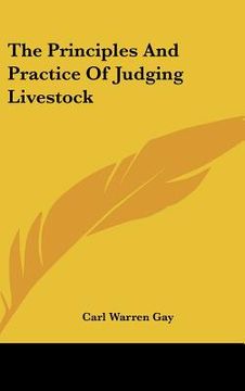 portada the principles and practice of judging livestock (en Inglés)