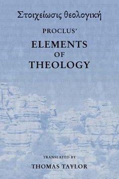 portada Proclus: The Elements of Theology (en Inglés)