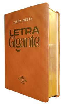 portada Biblia rvr 1960 Letra Gigante 14 Puntos Concordancia Imitación Piel Café