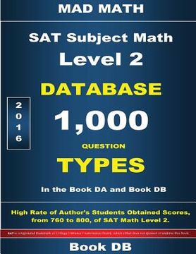 portada SAT Math Level 2 Database Book DB (en Inglés)