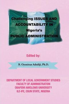 portada challenging issues and accountability in nigeria's public administration (en Inglés)