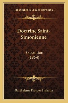 portada Doctrine Saint-Simonienne: Exposition (1854) (en Francés)