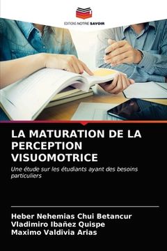 portada La Maturation de la Perception Visuomotrice (in French)