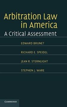 portada Arbitration law in America: A Critical Assessment (en Inglés)
