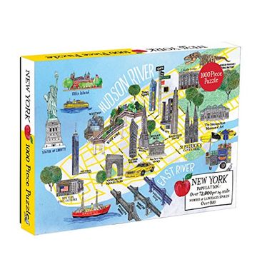 portada New York City Map 1000 Piece Puzzle