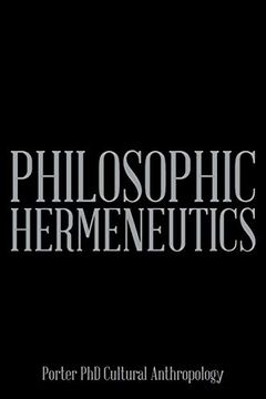 portada Philosophic Hermeneutics (en Inglés)