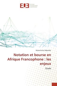 portada Notation et bourse en Afrique Francophone: les enjeux