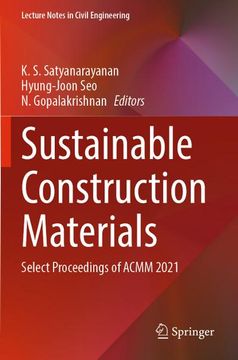 portada Sustainable Construction Materials: Select Proceedings of Acmm 2021 (en Inglés)