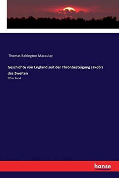 portada Geschichte von England Seit der Thronbesteigung Jakob's des Zweiten: Elfter Band (en Alemán)