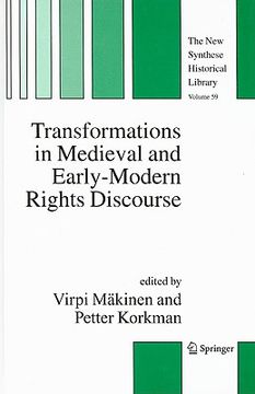 portada transforming in medieval and early-modern rights discourse (en Inglés)