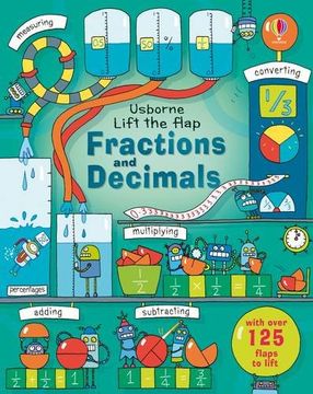 portada Lift-the-Flap Fractions and Decimals (Lift the Flap Books) (en Inglés)