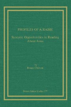 portada profiles of a rabbi: synoptic opportunities in reading about jesus (en Inglés)