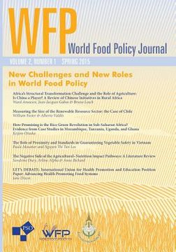 portada New Challenges and New Roles in World Food Policy: Volume 2, Number1 of World Food Policy