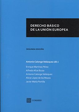 portada Derecho Básico de la Unión Europea (in Spanish)