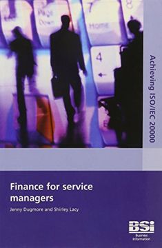 portada Finance for Service Managers (Achieving iso (en Inglés)