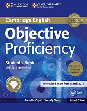 portada Objective Proficiency Student's Book Pack (Student's Book With Answers With Downloadable Software and Class Audio cds (2)) 