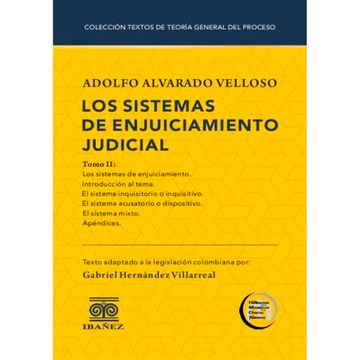 portada COLECCIÓN TEXTOS DE TEORIA GENERAL DEL PROCESO TOMO II, LOS SISTEMAS DE ENJUICIAMIENTO JUDICIAL