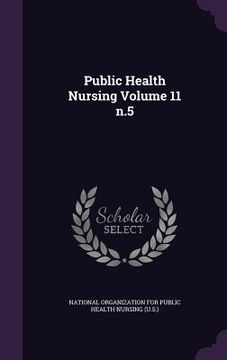 portada Public Health Nursing Volume 11 n.5 (in English)