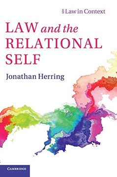 portada Law and the Relational Self (Law in Context) (in English)