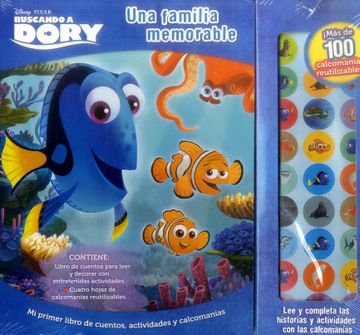 portada Buscando a Dory una Familia Memorable (100 Stickers Reutilizables) (in Spanish)