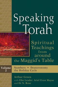 portada speaking torah, volume 2: spiritual teachings from around the maggid's table