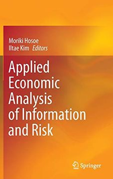 portada Applied Economic Analysis of Information and Risk 