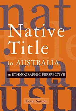 portada Native Title in Australia: An Ethnographic Perspective (in English)