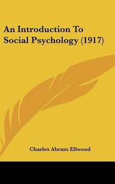 portada an introduction to social psychology (1917) (en Inglés)