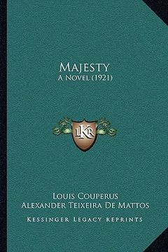 portada majesty: a novel (1921) (in English)