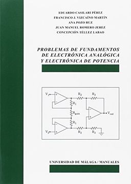 portada Problemas de Fundamentos de Electrónica Analógica y Electrónica de Potencia (Manuales) (in Spanish)