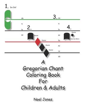 portada A Gregorian Chant Coloring Book For Children & Adults (en Inglés)