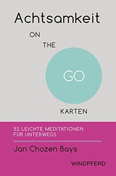 portada Achtsamkeit on the go - Karten (in German)