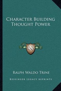 portada character building thought power (in English)