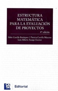 portada Estructura Matemática Para la Evaluación de Proyectos (in Spanish)