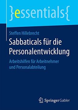 portada Sabbaticals für die Personalentwicklung: Arbeitshilfen für Arbeitnehmer und Personalabteilung (in German)