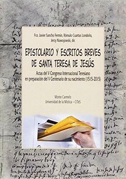 portada Epistolario y Escritos Breves de Santa Teresa de Jesus