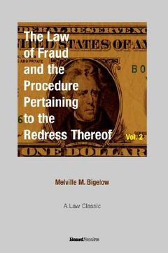 portada the law of fraud and the procedure: pertaining to the redress thereof volume 2 (in English)