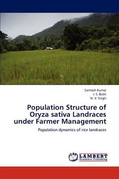 portada population structure of oryza sativa landraces under farmer management (en Inglés)