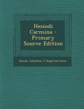 portada Hesiodi Carmina (in Latin)