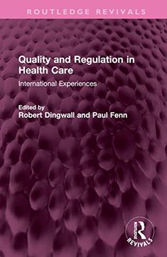 portada Quality and Regulation in Health Care (Routledge Revivals) (en Inglés)