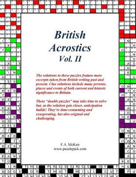 portada British Acrostics Vol. II (en Inglés)
