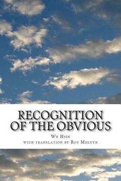 portada Recognition of the Obvious (en Inglés)