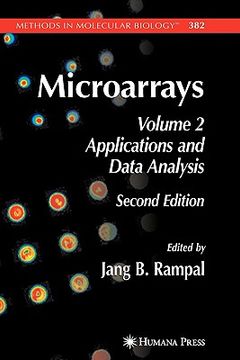 portada microarrays: volume 2, applications and data analysis (en Inglés)