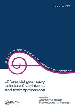 portada Differential Geometry, Calculus of Variations, and Their Applications (en Inglés)