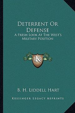 portada deterrent or defense: a fresh look at the west's military position (in English)