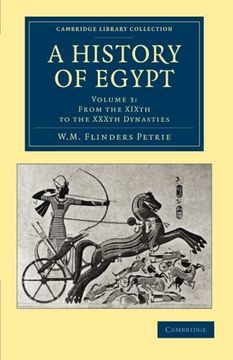portada A History of Egypt: Volume 3, From the Xixth to the Xxxth Dynasties (Cambridge Library Collection - Egyptology) (en Inglés)