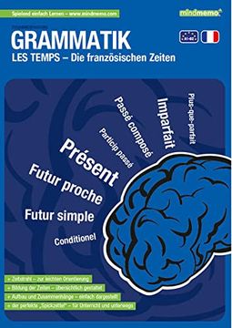 portada Mindmemo Lernfolder - les Temps - die Französischen Zeiten - Grammatik Lernhilfe - Premiumedition (Foliert) (en Alemán)