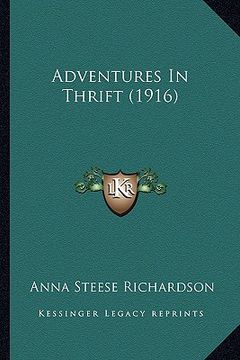 portada adventures in thrift (1916) (en Inglés)